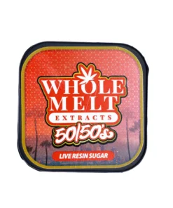 WHOLE MELT EXTRACTS - 50/50'S LIVE RESIN SUGAR - 3.5G