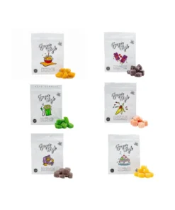 SUGAR HIGH - GUMMIES - W/ NANOTECHNOLOGY - MAXIMUM STRENGTH - 500MG THC + 2MG OF CBD PER PIECE (10 PIECES - 50MG PER PIECE)