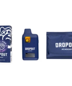 DROPOUT ACADEMY - DISPOSABLE RECHARGEABLE VAPE CART - SUGAR RESIN - 3G (3000MG) BLUE BOX