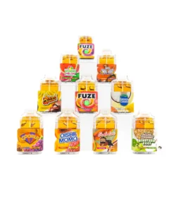 FUZE - DISPOSABLE RECHARGEABLE VAPE CART - 3 FLAVORS ALL IN ONE - INFUSED W/ LIQUID DIAMONDS + LIVE RESIN - OPEN BOX/NO PACKAGE - 4G