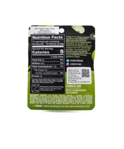 HYDROTIC GUMMIES - GREEN APPLE - 500MG CBD (100MG PER PIECE - 5 PIECES PER BAG)